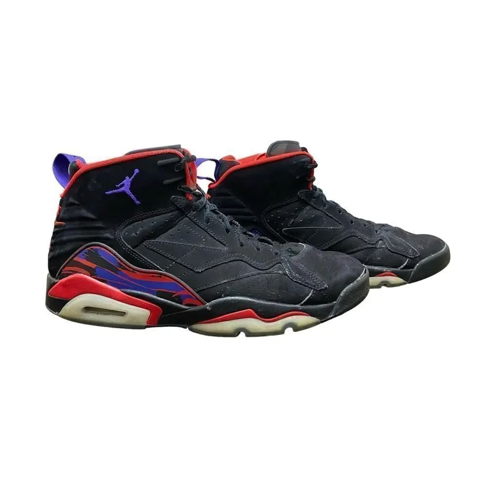 Nike Air Jordan MVP 678 Raptors Basketball High Sneakers Black Men's Size 11.5